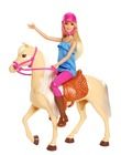 Barbie, papusa si cal, set de joaca