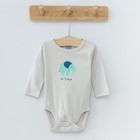 Cool Club, Body cu maneca lunga pentru baieti, mix, imprimeu Be brave, set 3 buc.