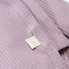 Cool Club, Body cu maneca lunga pentru fete, din tricot striat, mov