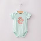 Cool Club, Body cu maneca scurta pentru fete, bumbac organic, mix de culori, imprimeu Ariel, Disney Princes, set 3 buc.