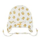 Cool Club, Caciula bebelusi, bumbac organic, gri melange, ecru, Winnie-the-Pooh, set, 2 buc.