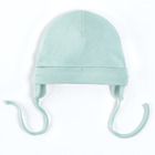 Cool Club, Caciula pentru baieti, cu snur, ecru, verde-menta, set 2 buc.