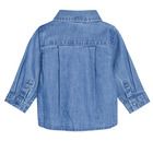 Cool Club, Camasa de blugi cu maneca lunga pentru baieti, denim, imprimeu dinozaur