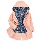 Cool Club, Geaca cu gluga pentru fete, 3in1, mix de culori, imprimeu flori