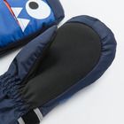 Cool Club, Manusi de schi pentru baieti, bleumarin, imprimeu monstru
