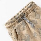 Cool Club, Pantaloni trening pentru baieti, bej, imprimeu Jurassic World