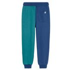 Cool Club, Pantaloni trening pentru baieti, bleumarin-verde