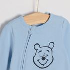 Cool Club, Pijama tip salopeta pentru baieti, albastru, imprimeu Winnie the Pooh, set, 2 buc.