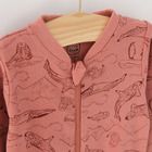 Cool Club, Pijama tip salopeta pentru baieti, bumbac organic, mix de culori, imprimeu animale acvatice, set 2 buc.