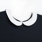 Cool Club, Rochie cu maneca scurta pentru fete, bleumarin, cu guler
