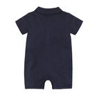 Cool Club, Salopeta Rompers pentru baieti, bleumarin, imprimeu maimuta, girafa