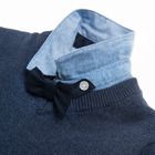Cool Club, Set pentru baieti, Camasa cu maneca lunga, Pantaloni din material textil, Pulover, Papion, mix