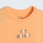 Cool Club, Set pentru baieti, Tricou, Pantaloni scurti, portocaliu-gri