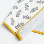 Cool Club, Set pentru copii, Body cu maneca scurta, Salopeta cu botosei, Pantaloni cu botosei, Caciula, Baveta, Patura, mix, imprimeu Batman