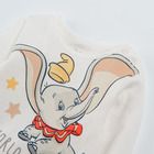 Cool Club, Set pentru fete, body cu maneca lunga, pantaloni, ecru, imprimeu Dumbo