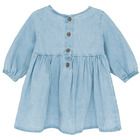 Cool Club, Set pentru fete, rochie cu maneca lunga, bentita, denim