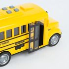 Smiki, Autobuz scolar, vehicul cu lumini si sunete, 1:20, 20 cm