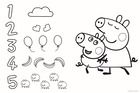 Trefl, Purcelusa Peppa, Super Giant, puzzle, 15 piese