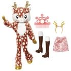 Barbie, Cutie Reveal, Pamant de iarna, papusa cu accesorii, 1 buc.