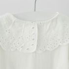 Cool Club, Bluza cu maneca lunga pentru fete, ecru, broderie englezeasca