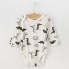 Cool Club, Body cu maneca lunga pentru baieti, mix de culori, imprimeu dinozauri, set 5 buc.