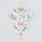 Cool Club, Body cu maneca scurta pentru fete, mix de culori, imprimeu My Little Pony, set 3 buc.