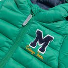 Cool Club, Geaca cu gluga pentru baieti, verde, imprimeu College team