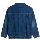 Cool Club, Geaca de blugi pentru baieti, oversize, albastru inchis denim