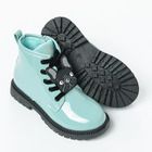 Cool Club, Ghete pentru fete, verde menta, imprimeu buldog, brant din piele