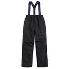 Cool Club, Pantaloni de schi cu bretele pentru fete, negru-violet