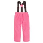 Cool Club, Pantaloni de schi cu bretele pentru fete, roz, imprimeu Girls rule