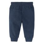 Cool Club, Pantaloni trening pentru baieti, bleumarin, imprimeu Hi kid!