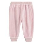 Cool Club, Pantaloni trening pentru fete, velur, roz, imprimeu inimioare