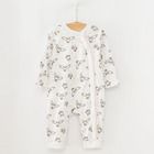 Cool Club, Pijama tip salopeta pentru fete, bumbac organic, mix de culori, imprimeu Harry Potter, set 3 buc.