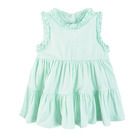 Cool Club, Rochie fara maneci pentru fete, roz, verde-menta, set 2 buc..