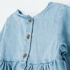 Cool Club, Set pentru fete, rochie cu maneca lunga, bentita, denim
