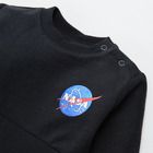 Cool Club, Trening pentru baieti, negru, imprimeu NASA