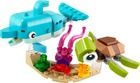 LEGO Creator, 3in1 Delfin si broasca testoasa, 31128