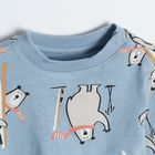 Cool Club, Bluza cu maneca lunga pentru baieti, ecru, albastru, bleumarin, set 3 buc.