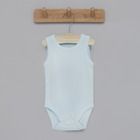 Cool Club, Body fara maneci pentru baieti, bumbac organic, mix de culori, set 3 buc.