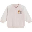 Cool Club, Hanorac pentru fete, cu fermoar, roz, imprimeu Winnie the Pooh