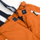 Cool Club, Pantaloni ski cu bretele pentru baieti, maro deschis