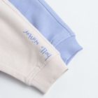 Cool Club, Pantaloni trening pentru fete, bej deschis, violet, set 2 buc.