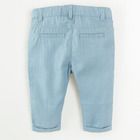 Cool Club, Set pentru baieti, body-camasa cu maneca lunga, vesta, pantaloni din material textil, papion, alb-albastru