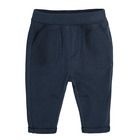 Cool Club, Set pentru baieti, body cu maneca lunga, pantaloni trening, albastru, bleumarin