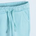 Cool Club, Set pentru fete, Body cu maneca scurta, Pantaloni trening, ecru-menta verde