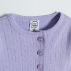 Cool Club, Set pentru fete, Body-rochie cu maneca scurta, Bolero, Bentita, ecru, violet