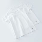 Cool Club, Tricouri albe pentru fete, imprimeu stelute, set 2 buc.