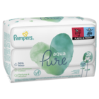 Pampers Aqua Pure Baby Wipes, 3 pachete, 144 buc.