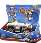 Paw Patrol, Tracker, Jungle Cruiser, vehicul cu figurina